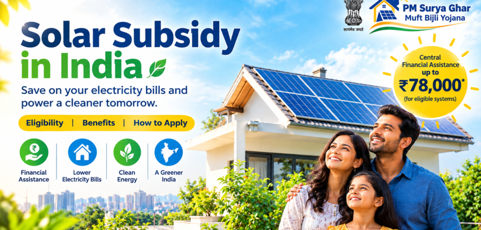 Solar Subsidy in India - Natural Power
