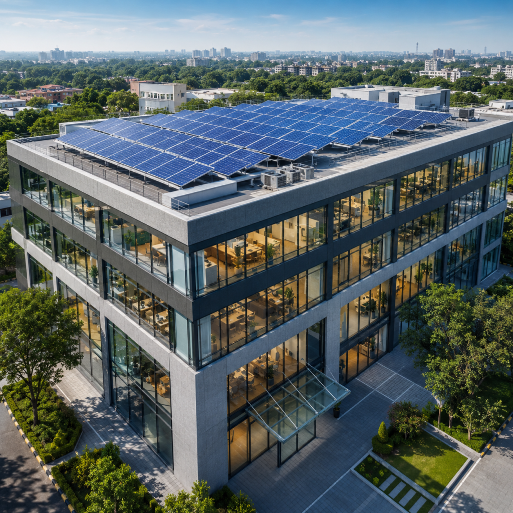 commercial solar for office building