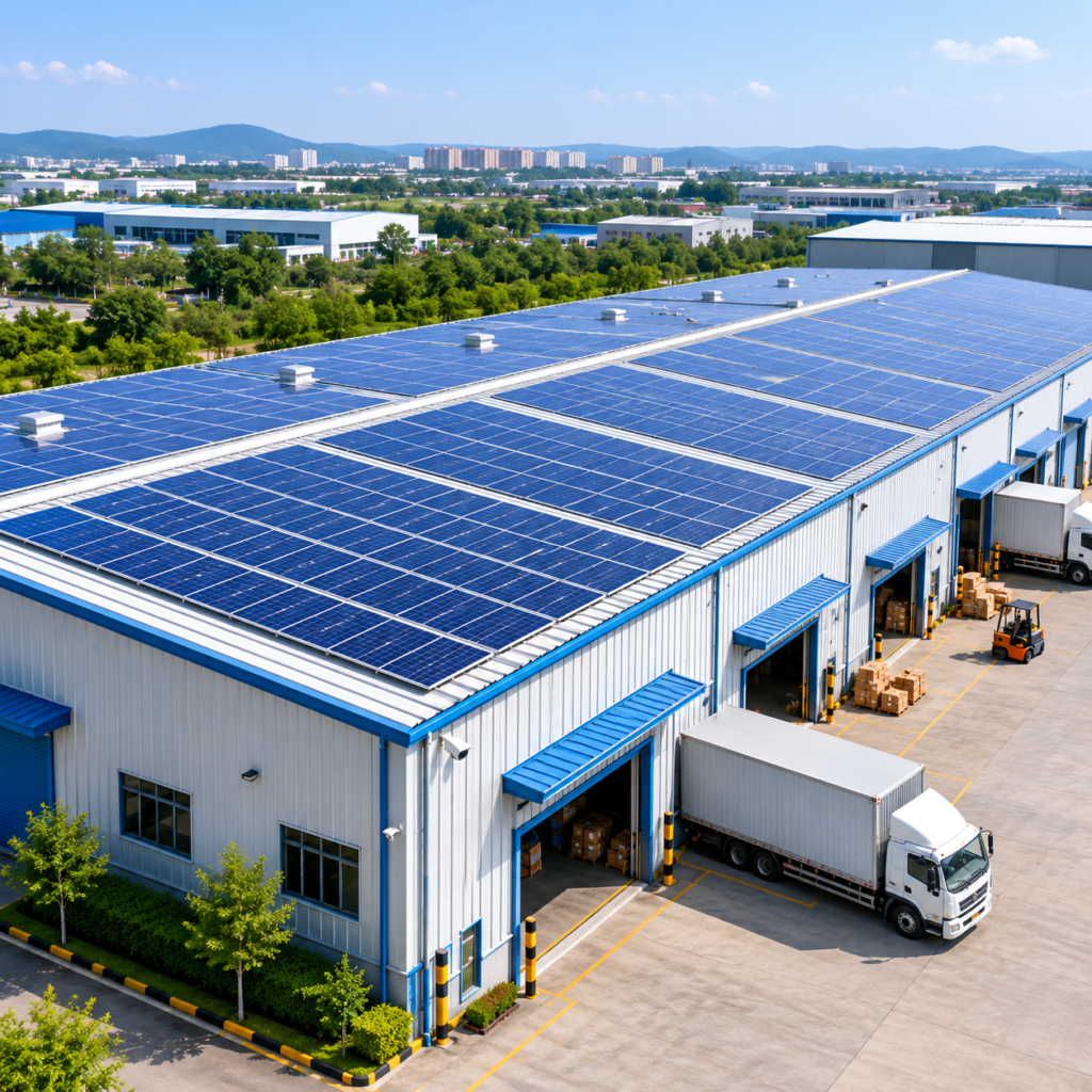 commercial solar for warehouse