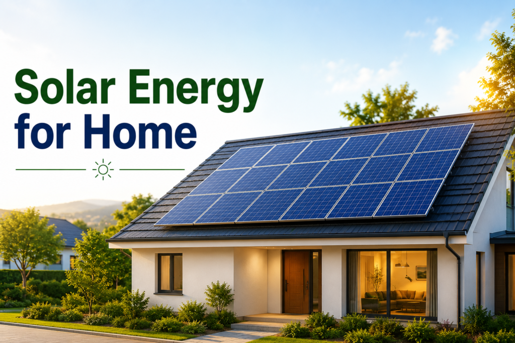 solar energy for home - Natural Power