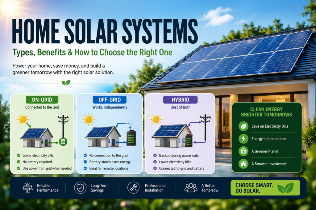 Types of Home Solar Systems - Natural Power