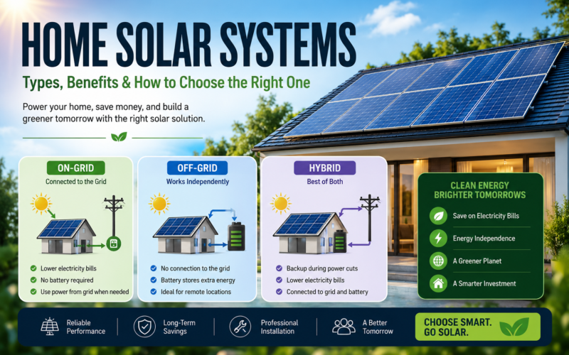 Types of Home Solar Systems - Natural Power