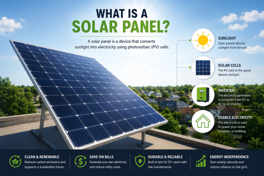 What is a solar panel