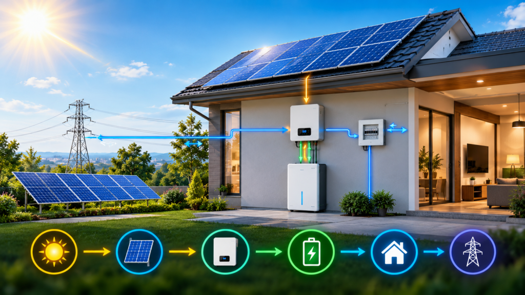 Hybrid solar system