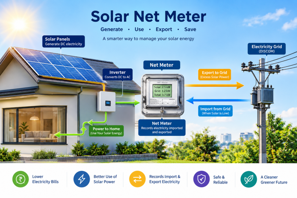 Solar net meter - Natural Power