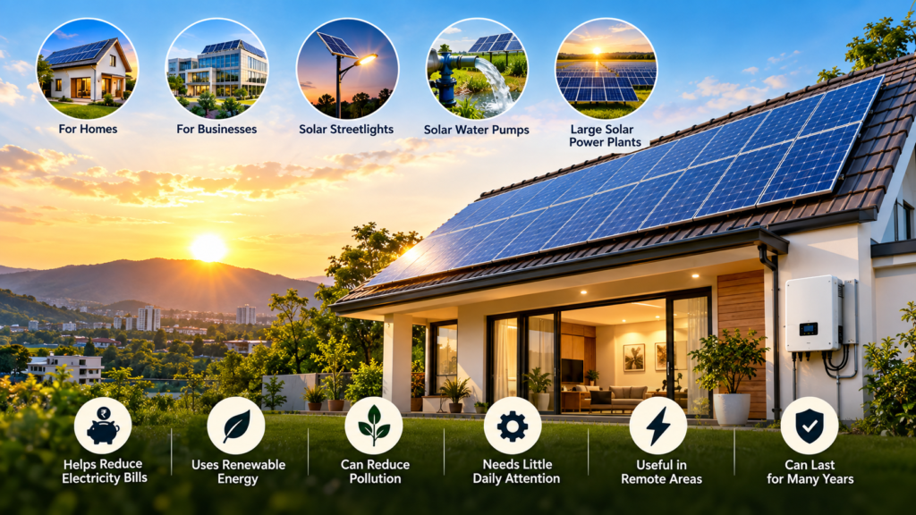 What is a solar panel - Natural power