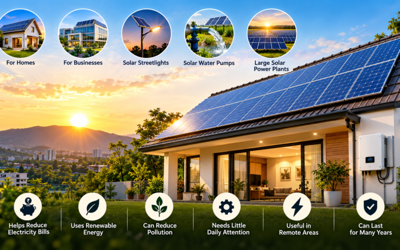 What is a solar panel - Natural power